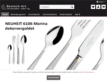 Tablet Screenshot of besteck-art.de